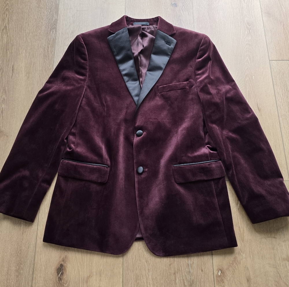 Michael Kors Boys Slim Fit Stretch Suit Jacket Blazer Sport Jacket 18r 18 - Picture 2 of 8